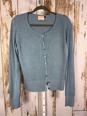 Banned, Vintage Inspired Blue Cardigan. Size Large. Excellent condition!